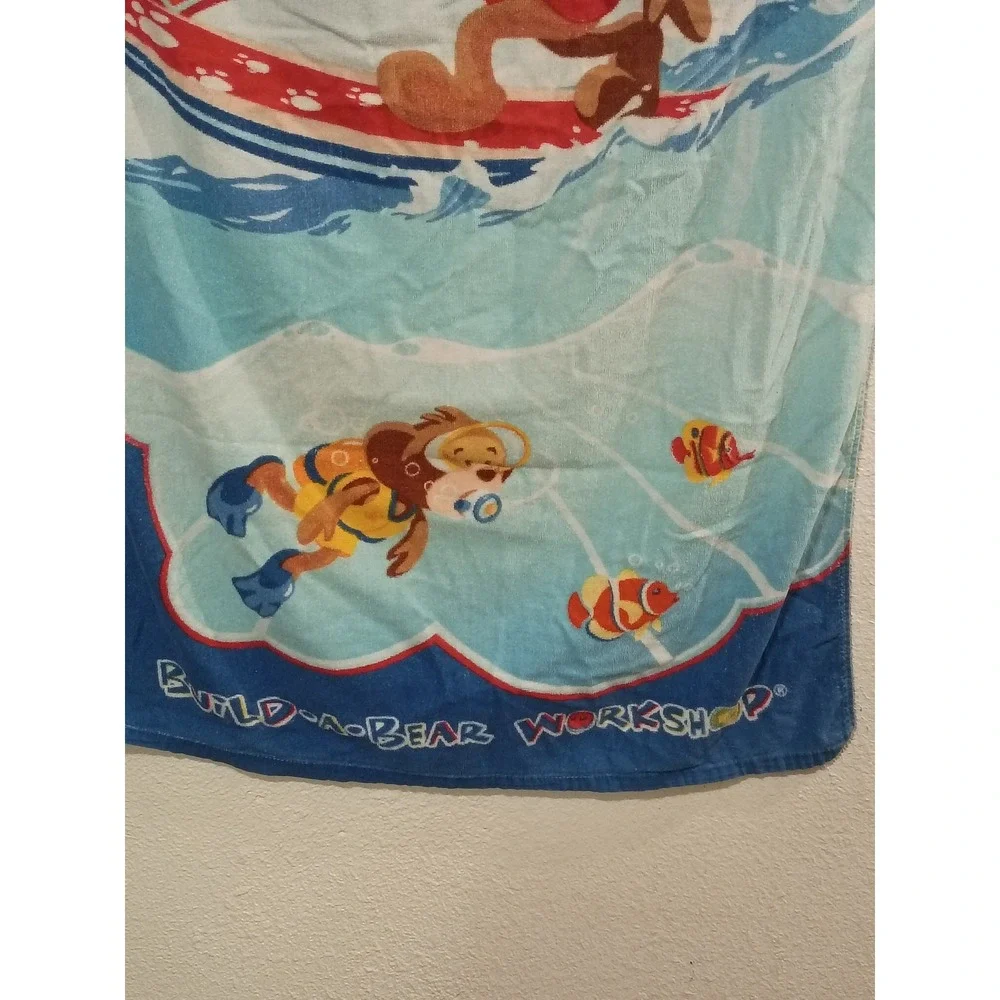 Build-A-Bear‎ Workshop Endless Summer of Hugs Beach Towel Surfing Scuba Kids